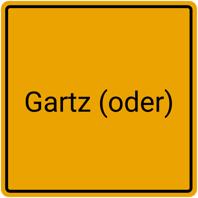 Meldebestätigung Gartz (Oder)